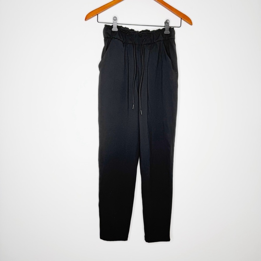 Lululemon High Rise Black Joggers Pants 2